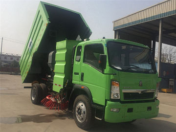 중국 청소 고속도로/도시 도로를 위한 SINOTRUK HOWO 4X2 도로 스위퍼 트럭 2 차축 협력 업체