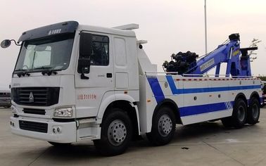 중국 Howo 8x4 371hp 구조차 견인 트럭 유형 4 차축 12는 25 톤을 선회합니다 협력 업체