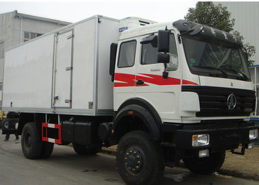 중국 Howo 4x2 5 톤은 트럭, 걸이를 가진 냉장한 배달용 밴을 냉장했습니다 협력 업체