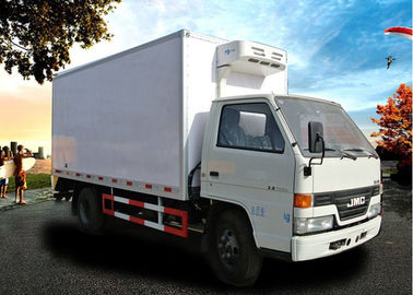 중국 JMC 4x2 열 임금과 가진 Unit 쉬운 회의 3 톤 냉각 상자 트럭 협력 업체