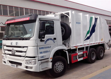 중국 SINOTRUK HOWO 6X4 쓰레기 쓰레기 압축 분쇄기 트럭 16 cbm는 낭비를 위한 10의 바퀴 모읍니다 협력 업체