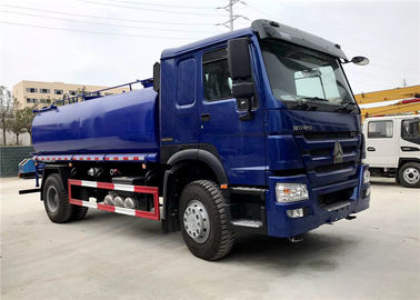 중국 Sino 트럭 HOWO 4x2 물 유조 트럭 트레일러 12000L 15000L 오른손 드라이브 15 톤 협력 업체