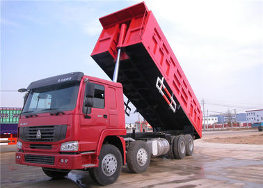 중국 HOWO 8x4 하치장 트레일러, 30 톤 40 톤 12 짐수레꾼 덤프 트럭 협력 업체