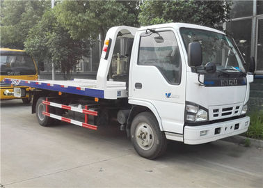 중국 ISUZU 4x2 작은 견인 트럭, 6개의 바퀴 3 톤 2/3대의 차를 위한 평상형 트레일러 구조차 트럭 협력 업체