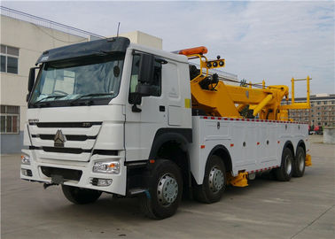 중국 직업적인 구조차 견인 트럭 8x4 371hp 40T 12는 상업적인 견인 트럭 40 톤 선회합니다 협력 업체