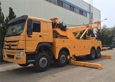 중국 SINOTRUK HOWO 견인 트럭, 12의 바퀴 50 톤 360도 회전 장치 견인 트럭 협력 업체