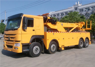 중국 HOWO 12 짐수레꾼 50 톤 견인 트럭, 평상형 트레일러 견인 트럭을 자전하는 360 도 협력 업체