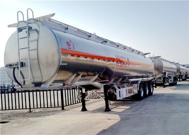 중국 알루미늄 합금 연료 유조 트럭 트레일러 3 차축 42000L 42cbm 기름 수송 탱크 트레일러 협력 업체