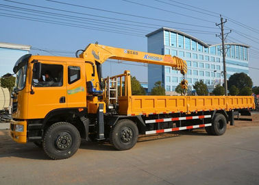 중국 DFAC Dongfeng 6x2 트럭은 붐 기중기/10 톤 이동 크레인 CS2018XX를 거치했습니다 협력 업체
