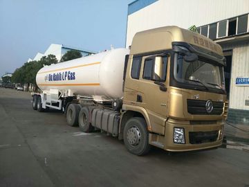 중국 40 Cbm 유조 트럭 트레일러는 20 톤 석유 유조선 트레일러를 액화했습니다 협력 업체