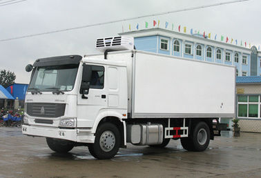 중국 SINOTRUK Howo는 5 톤 상자 트럭 4x2를 쉬운 회의 오염 비 냉장했습니다 협력 업체