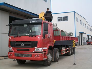 중국 XCMG 트럭에 의하여 거치되는 기중기 Howo 화물 수송을 위한 50 톤 망원경 유압 기중기 협력 업체