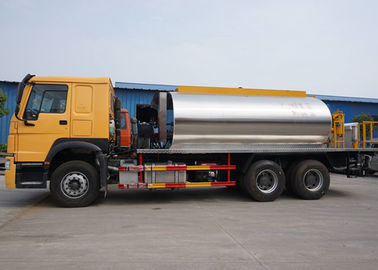 중국 고성능 아스팔트 헝겊 조각 트럭 HOWO 6x4 16 CBM 16M3 아스팔트 물뿌리개 트럭 협력 업체