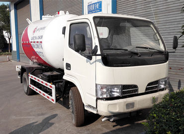 중국 4x2 5M3 자른 꼬리 LPG 트럭 5000L 2.5T 액화 석유 가스 프로판 2.5 톤 협력 업체
