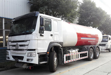 중국 LPG 가스 봄베를 채우기를 위한 HOWO 6x4 10 바퀴 자른 꼬리 LPG 트럭 20M3 20000L 협력 업체