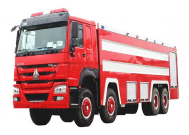 중국 Sinotruk HOWO 8x4 불 싸움 트럭 20m3 거품과 물 실제 사격 트럭 협력 업체