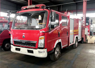 중국 SINOTRUCK 물 거품 불 싸움 트럭, HOWO 4x2 구조 차량 불 싸움 트럭 협력 업체