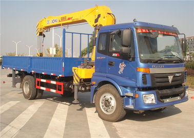 중국 중국 Sino 트럭 FOTON 4x2 트럭은 8 톤 기중기를 화물에 의하여 거치된 똑바른 팔 XCMG 기중기 거치했습니다 협력 업체