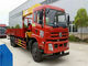 안정되어 있는 Dongfeng 6x4 건축자재를 위한 10 톤 기중기 트럭/3개의 차축 트럭 협력 업체