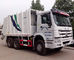 SINOTRUK HOWO 6X4 쓰레기 쓰레기 압축 분쇄기 트럭 16 cbm는 낭비를 위한 10의 바퀴 모읍니다 협력 업체