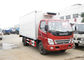 FAW Dongfeng 4X2는 5 톤 상자 트럭을 냉각 트럭 간이 식품 냉장했습니다 협력 업체