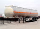 알루미늄 합금 연료 유조 트럭 트레일러 3 차축 42000L 42cbm 기름 수송 탱크 트레일러 협력 업체