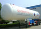 2 차축 40000L 40M3 20 톤 LPG 가스 탱크 트레일러, 반 56M3 LPG 탱크 트레일러 협력 업체