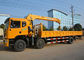 DFAC Dongfeng 6x2 트럭은 붐 기중기/10 톤 이동 크레인 CS2018XX를 거치했습니다 협력 업체