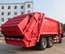 Howo 쓰레기 수거 트럭, 6 - 9 쓰레기를 위한 입방 졸작 쓰레기 압축 분쇄기 트럭은 모읍니다 협력 업체