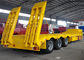 60 톤 - 100 톤 Lowboy 트레일러, 낮은 반 침대 트레일러 2 차축/3개의 차축/4개의 차축 협력 업체