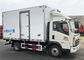 HOWO 4x2는 안 상자 트럭 섬유유리, 트럭 3 톤을 냉장고 냉장했습니다 협력 업체