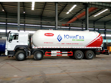 중국 Sinotruk HOWO 35.5m3 LPG 유조 트럭, 가스 요리를 위한 LPG 가스 납품 트럭 협력 업체