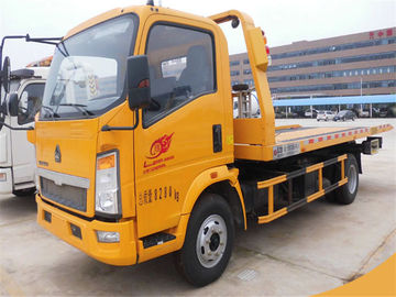 중국 4X2 작은 평상형 트레일러 견인 트럭 3 톤 2 차축 찬성되는 Sinotruk HOWO CCC를 위한 6개의 바퀴 협력 업체
