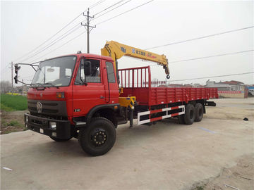 중국 안정되어 있는 Dongfeng 6x4 건축자재를 위한 10 톤 기중기 트럭/3개의 차축 트럭 협력 업체