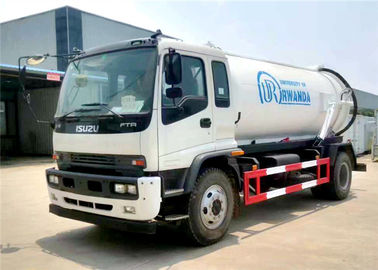 중국 ISUZU 4x2 유조 트럭 트레일러 6는 8M3 8000L 진공 하수 오물 유조 트럭을 선회합니다 협력 업체