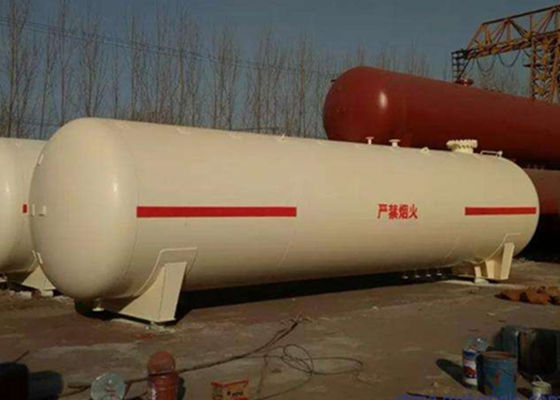주문 ASME 압력 용기 LPG 저장 탱크 Q345R 40m3 주문을 받아서 만들어지는 20 톤 색깔 온라인 제조