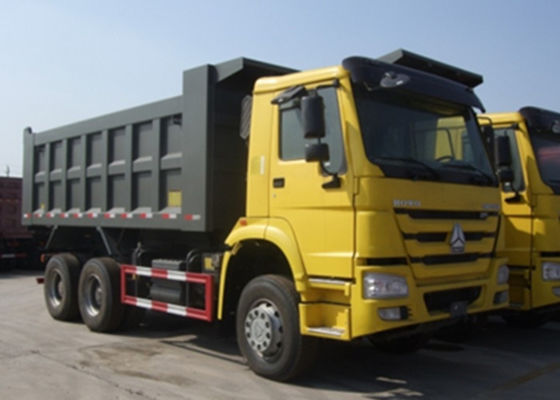 주문 Sinotruk HOWO 6x4 덤프 트럭 트레일러 18M3 사각 모양/U 모양 팁 주는 사람 몸 온라인 제조
