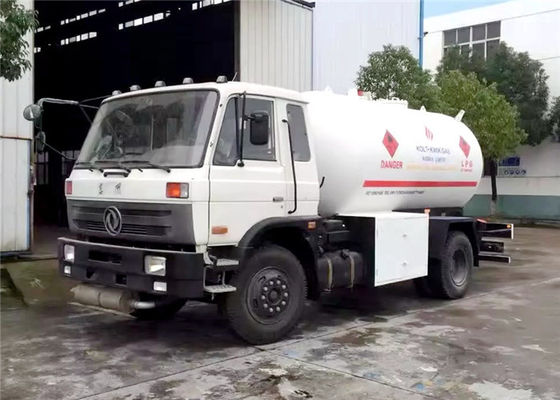 주문 Dongfeng 4x2 자른 꼬리 LPG 트럭 10M3 채우는 트럭 5 톤 10000L 5T LPG 온라인 제조