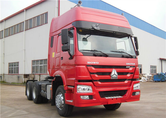 주문 SINOTRUK HOWO 10 짐수레꾼 트랙터 머리 6x4 420HP 371HP 원동기 온라인 제조