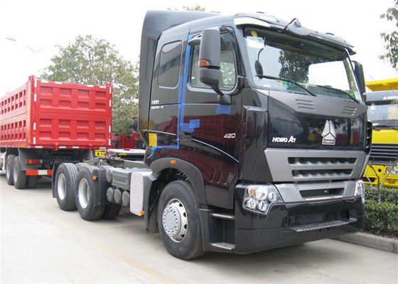 주문 SINOTRUK HOWO A7 트랙터 머리, 420 HP 원동기 6x4 트랙터 머리 온라인 제조