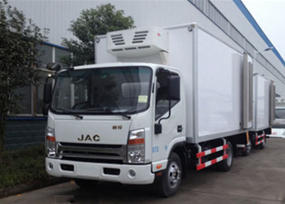 주문 DFAC Foton JAC는 2 톤 상자 트럭 4X2를 3 톤 5 톤 6 톤 냉장했습니다 온라인 제조