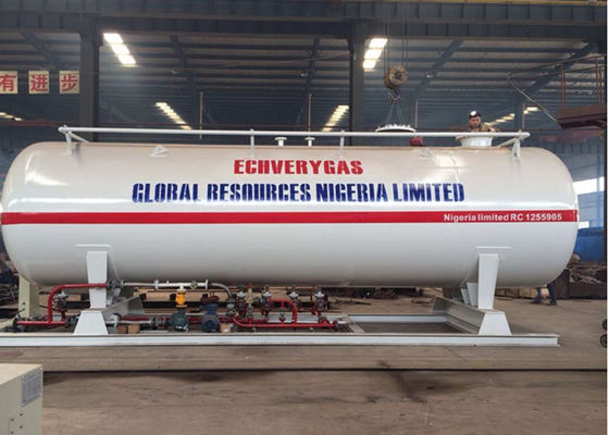 주문 Q345R Q370R 탄소 강철 LPG 가스 주유소 20CBM 10MT 20000 리터 온라인 제조