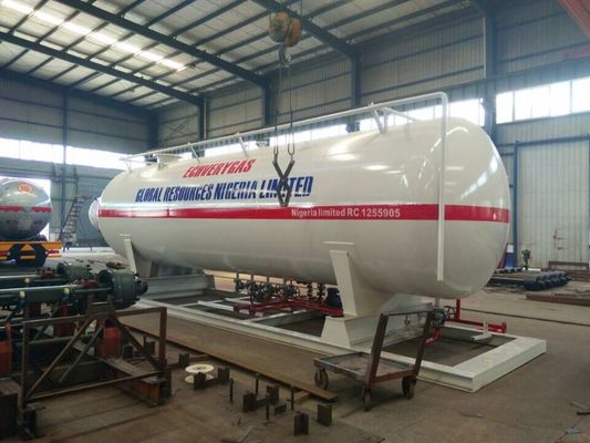 주문 주문을 받아서 만들어진 20000L LPG 저장 탱크 CSC2018005 식물을 다시 채우는 가스 10 톤 LPG 온라인 제조