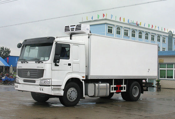 주문 SINOTRUK Howo는 5 톤 상자 트럭 4x2를 쉬운 회의 오염 비 냉장했습니다 온라인 제조