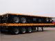 4개의 차축 트레일러, 톤 50 톤 60 반 적재하는 콘테이너 45 Ft/40 발 평상형 트레일러 트레일러 협력 업체