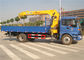 중국 Sino 트럭 FOTON 4x2 트럭은 8 톤 기중기를 화물에 의하여 거치된 똑바른 팔 XCMG 기중기 거치했습니다 협력 업체