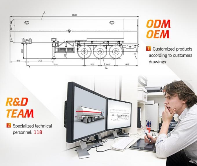 반 2015 뜨거운 판매 콘테이너 수송을 위한 평상형 트레일러 콘테이너 하치장 트레일러 사용